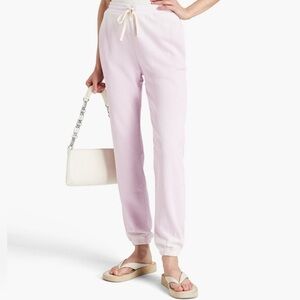 Monrow Watercolor Ombre Sweatpants XS Bubblegum Pink Cozy Loungewear Girly Warm